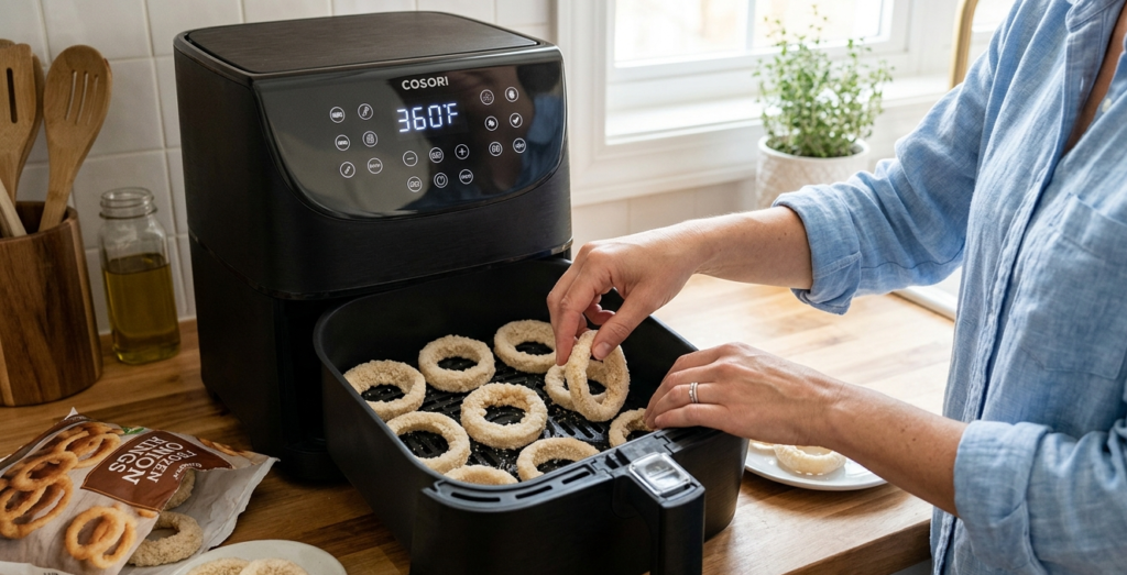 Frozen Onion Rings in Air Fryer