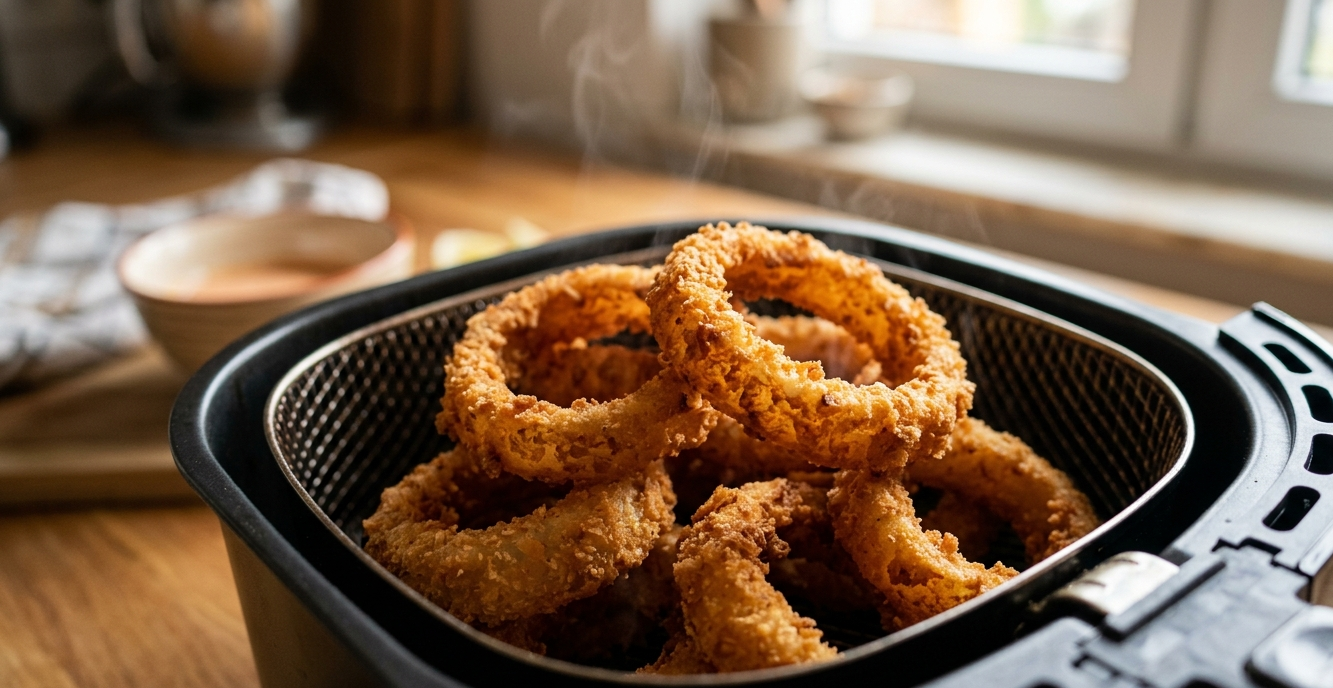 Frozen Onion Rings in Air Fryer